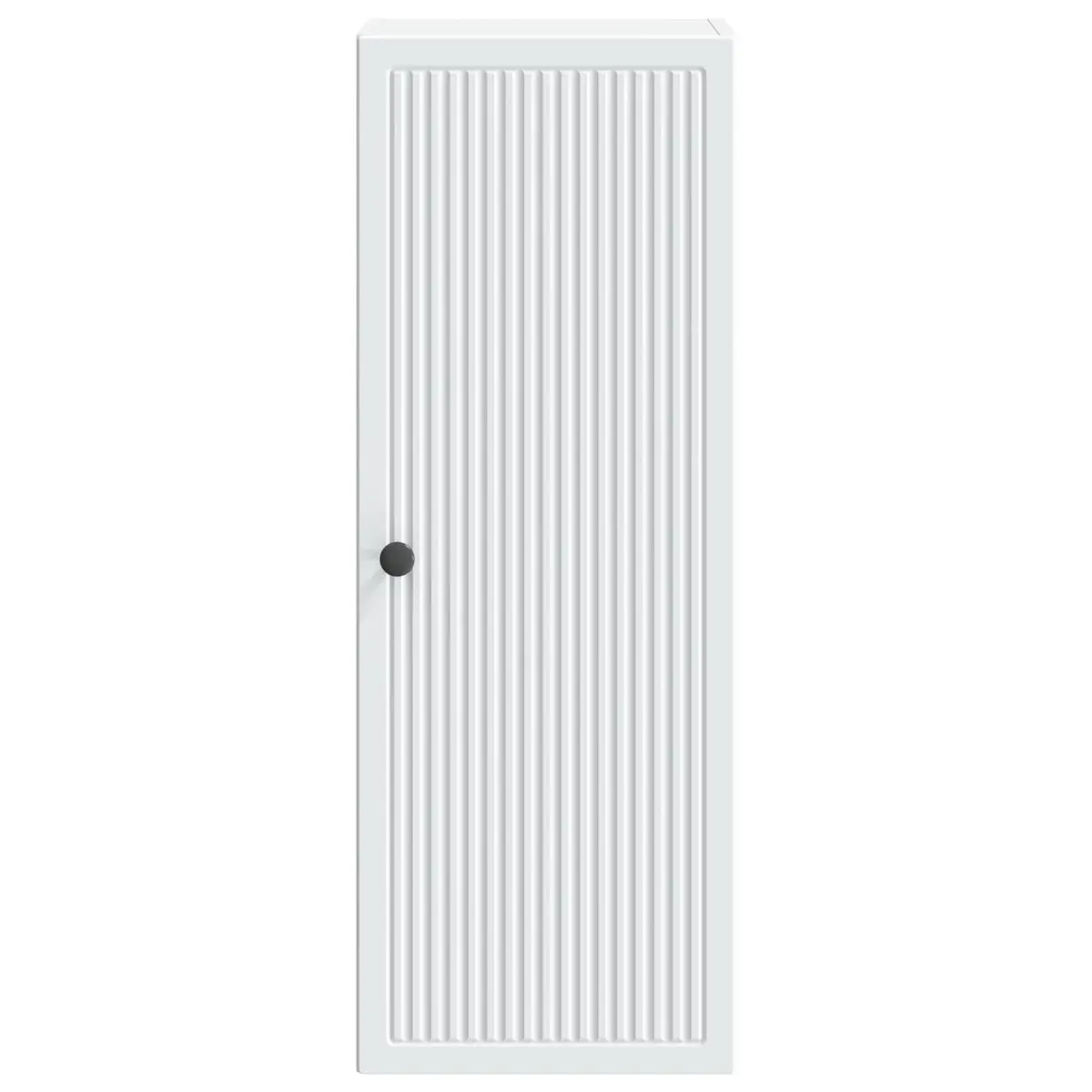Wall-Mounted Storage Cabinet Living Room Shelf Unit White Engineered Wood 33 x 34.5 x 90 cm