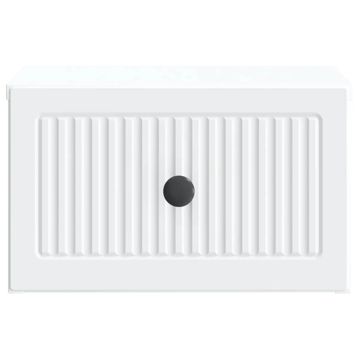 Wall-Mounted Bedside Cabinet White Storage Drawer Modern Floating Bedroom