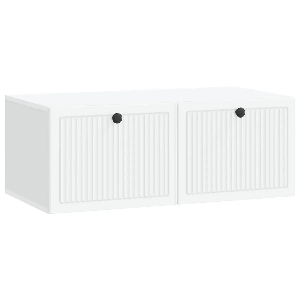 Wall-Mounted TV Cabinet White Modern Living Room Storage 78.5cm Engineered Wood