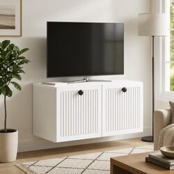 Reliable Wall-Mounted TV Cabinet with Ample Storage