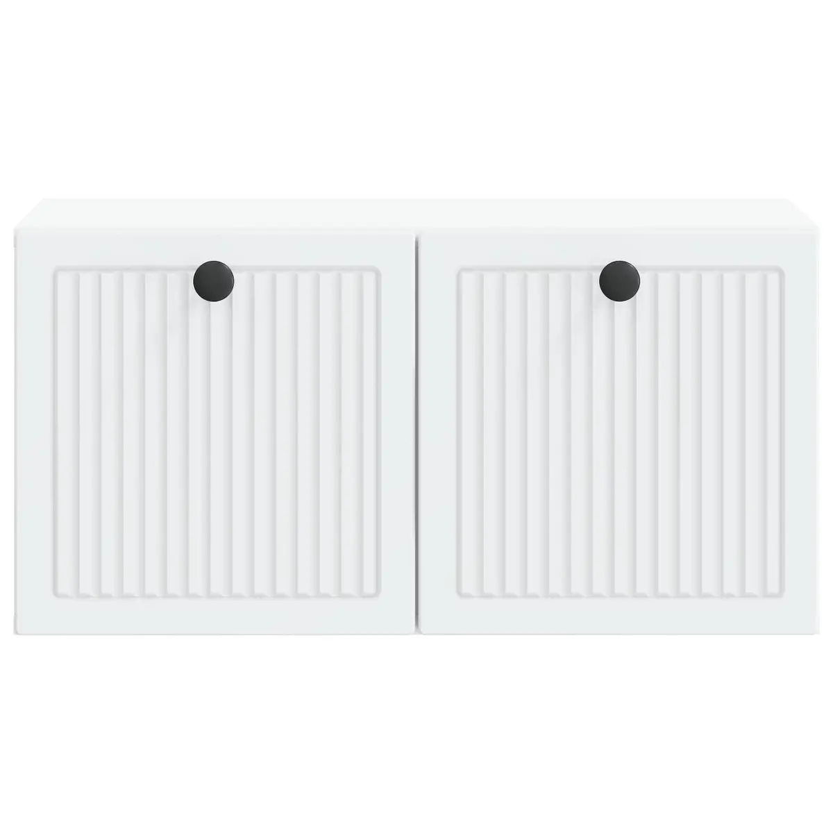 Wall-Mounted TV Cabinet Storage Unit White 59.5 x 31 x 30 cm