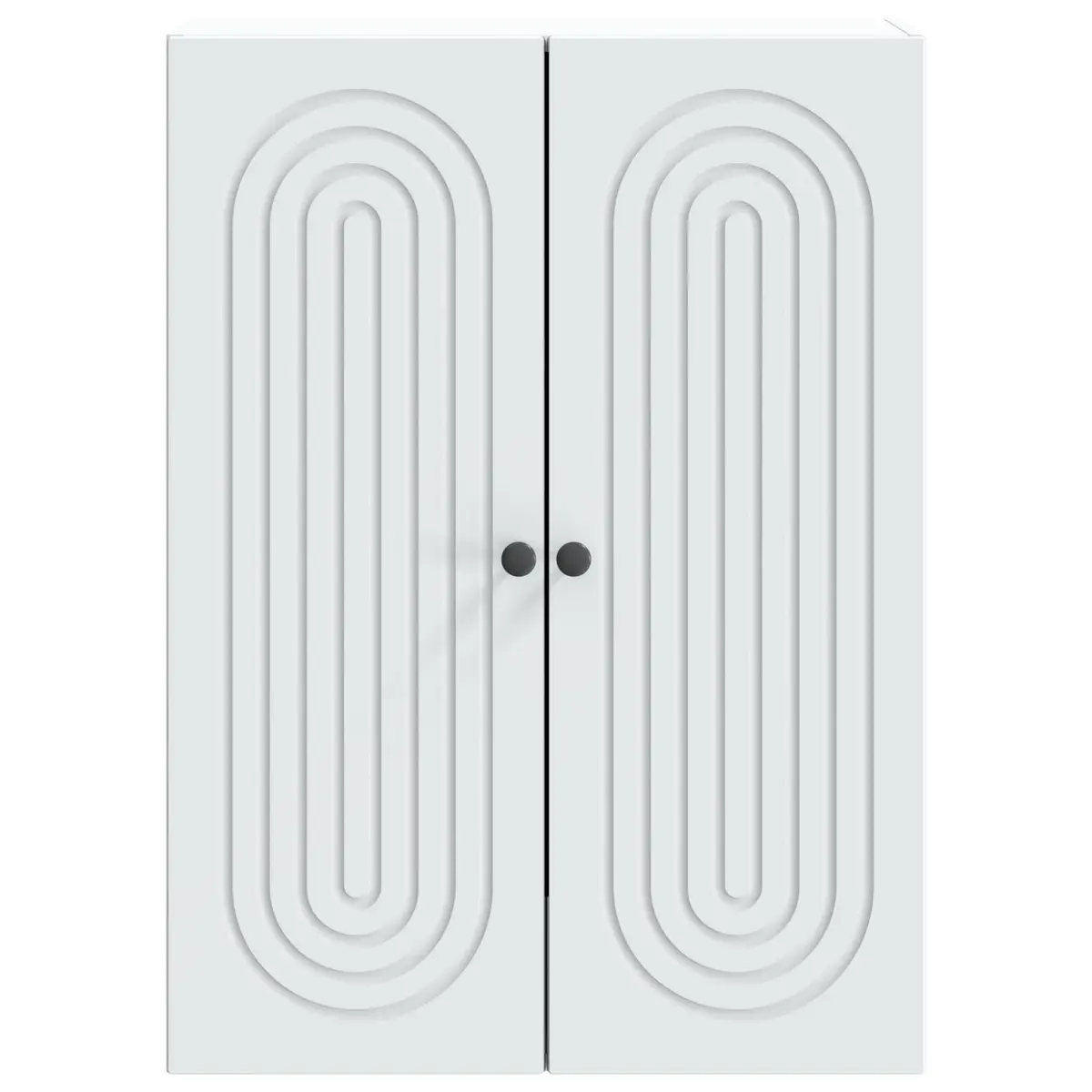 Wall-Mounted Storage Cabinet White 66x34.5x90cm Engineered Wood