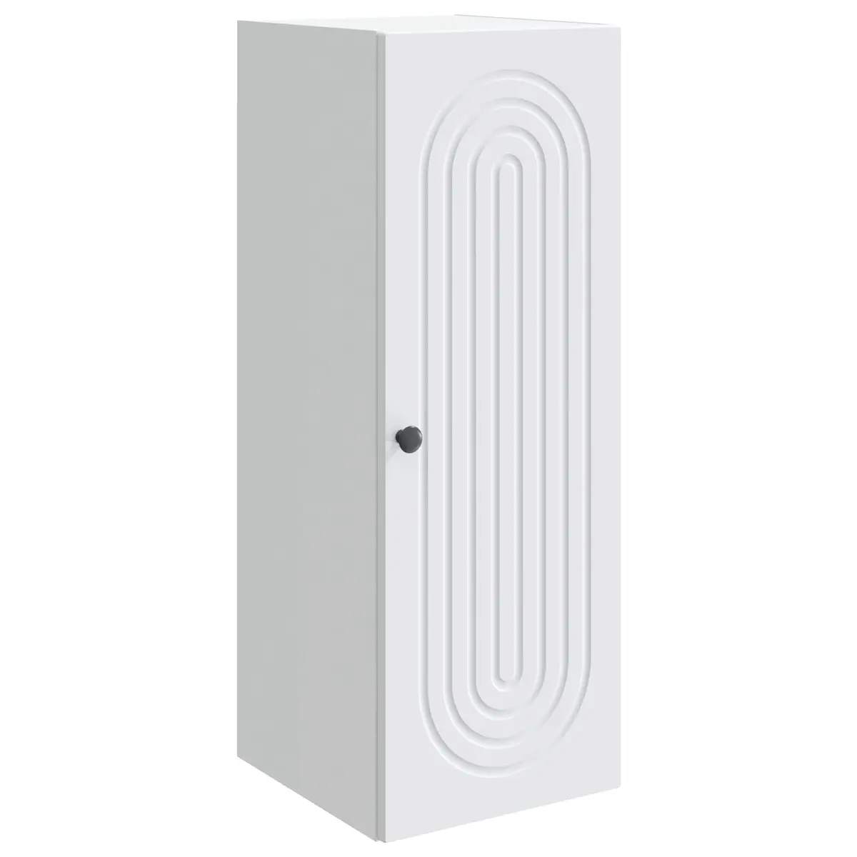 Wall-Mounted Storage Cabinet White Engineered Wood 33 x 34.5 x 90 cm