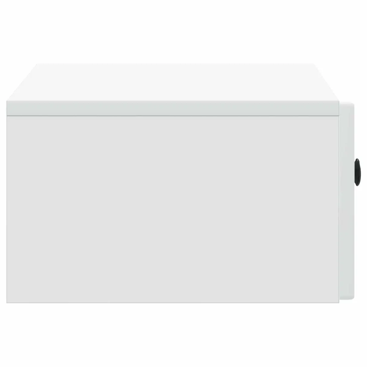 Wall-Mounted Bedside Cabinet Storage Organizer 49x34.5x20cm White