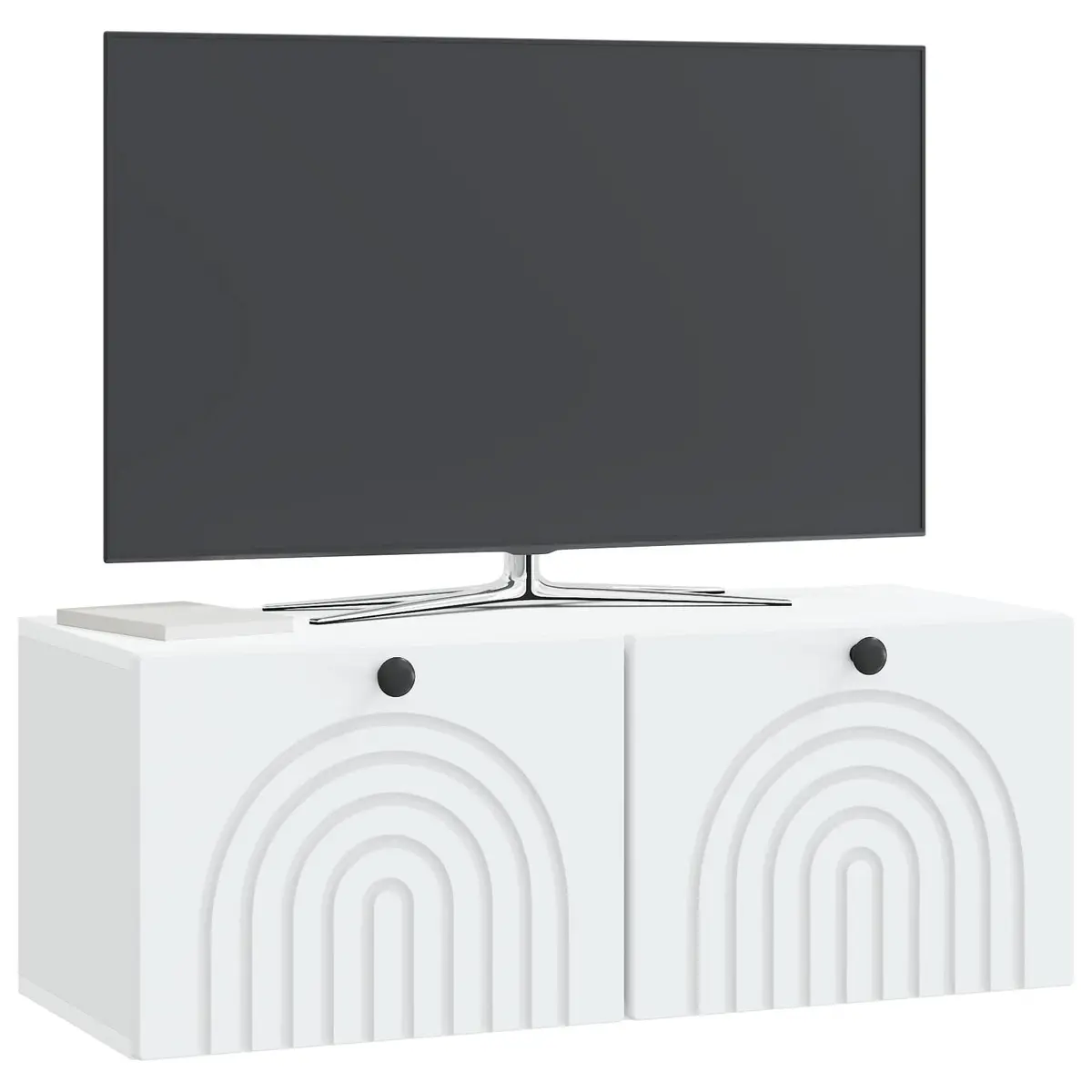 Wall-Mounted TV Cabinet Storage Unit 78.5 x 31 x 30 cm White