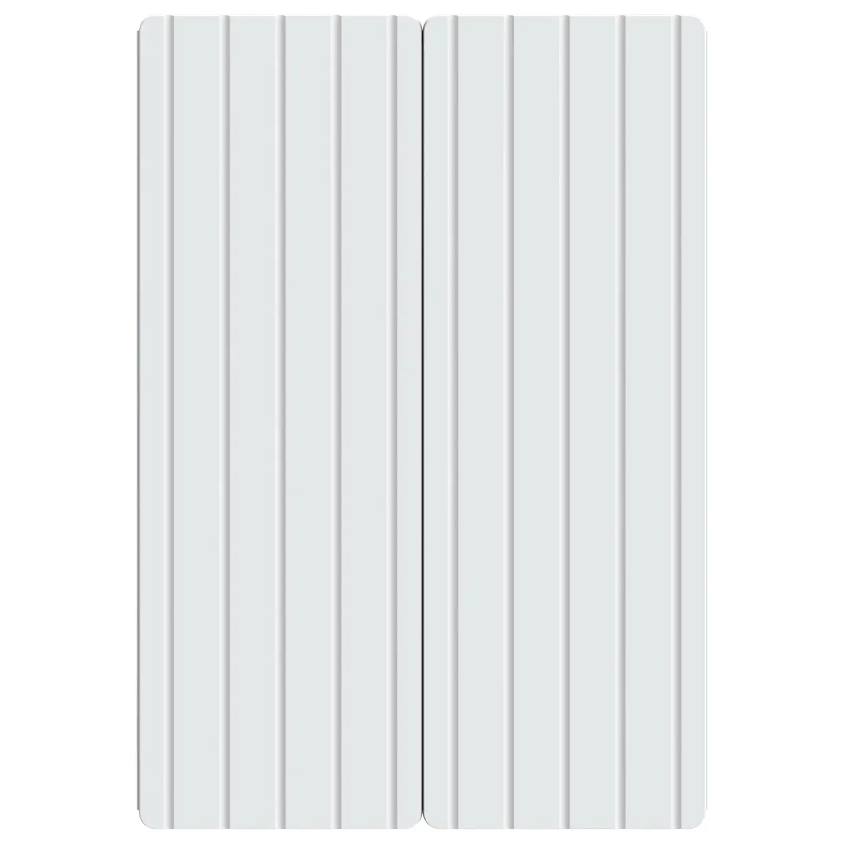 Wall-Mounted Storage Cabinet White Engineered Wood Living Room 66 x 34.5 x 92 cm