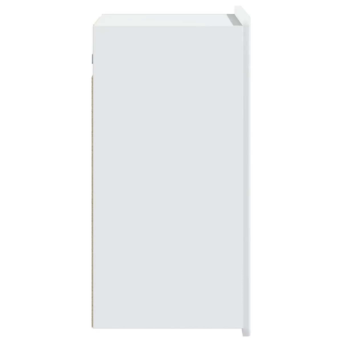 Wall-Mounted Storage Cabinet White 59 x 31 x 64 cm Engineered Wood Swing Door