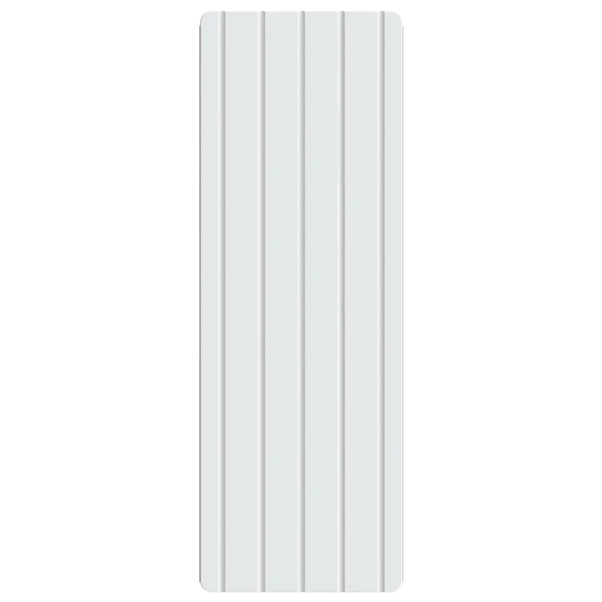 Wall-Mounted Storage Cabinet White 33 x 34.5 x 94 cm Engineered Wood Shelves
