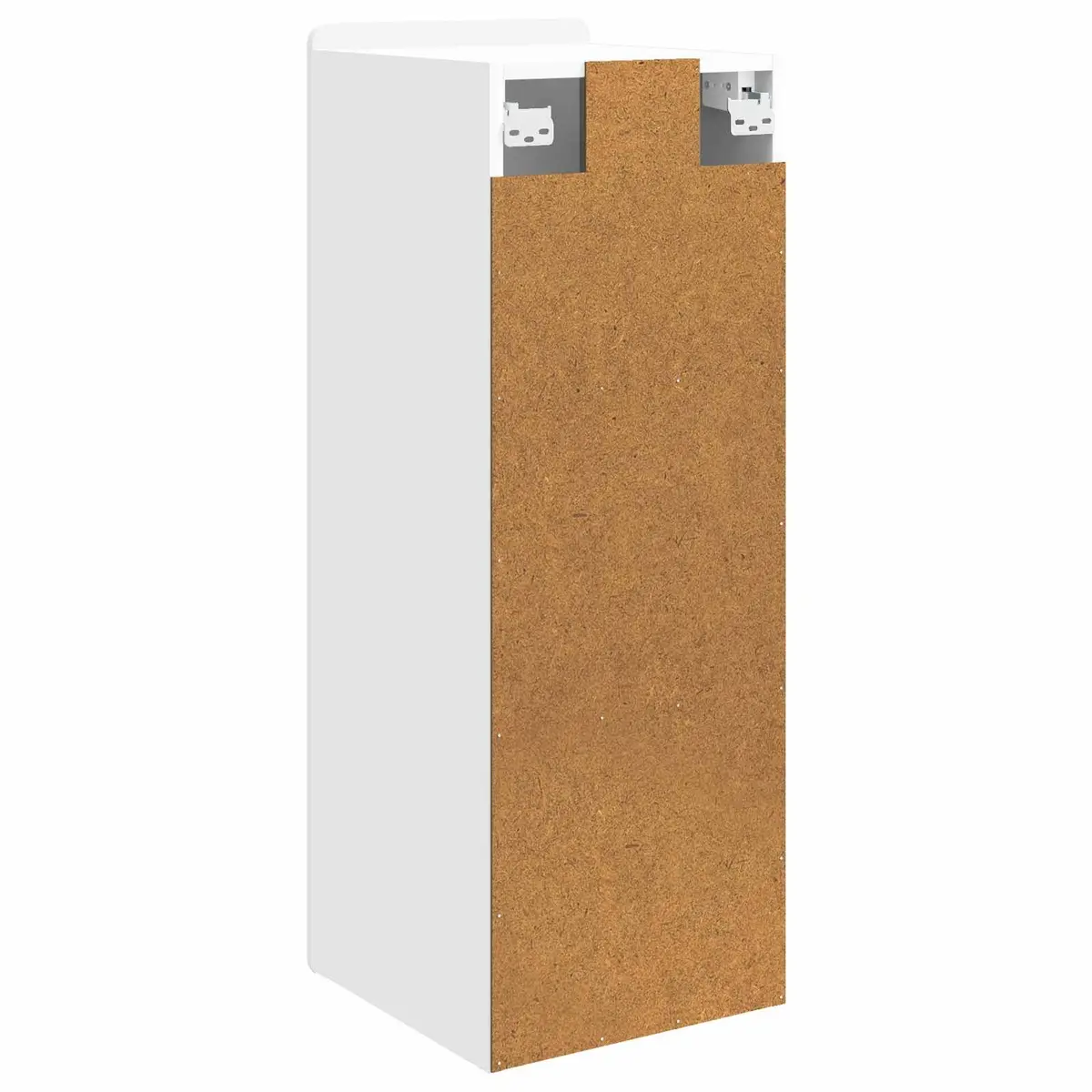 Wall-Mounted Storage Cabinet White 33 x 34.5 x 94 cm Engineered Wood Shelves