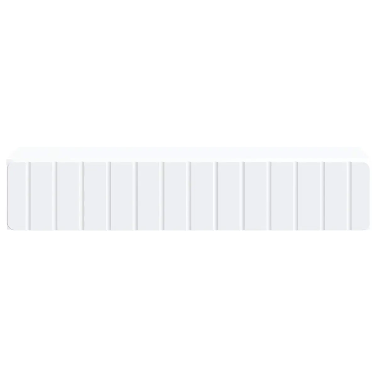 Wall-Mounted Side Table Storage Cabinet White Floating Shelf 87.5cm x 34.5cm x 17cm