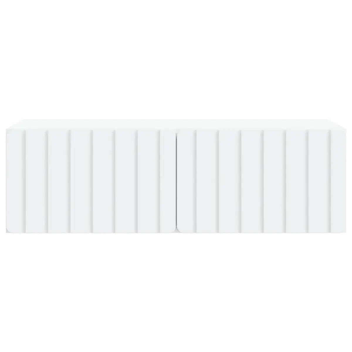 Wall-Mounted TV Cabinet Modern Storage Unit 98x41x30cm White