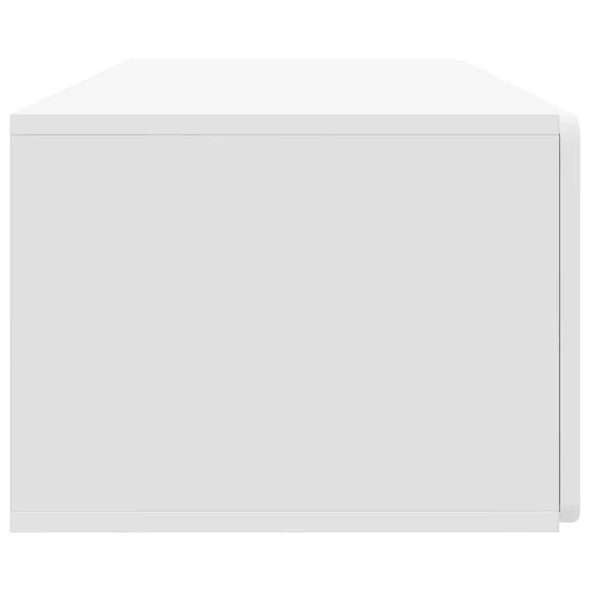 Wall-Mounted TV Cabinet Modern Storage Unit 98x41x30cm White