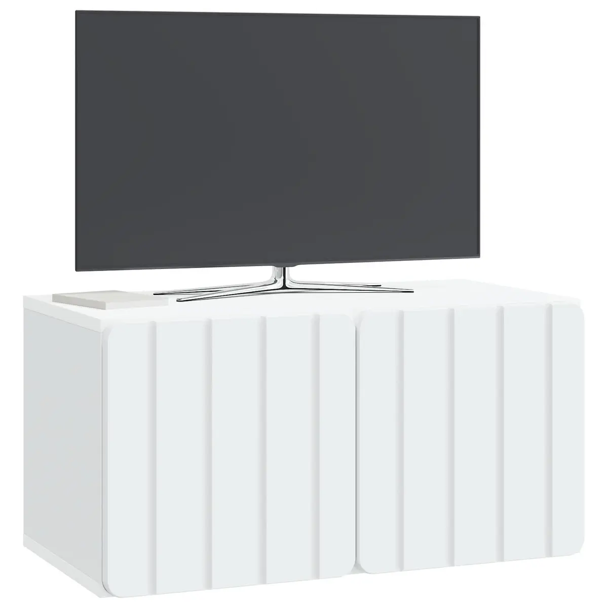 Wall-Mounted TV Cabinet Storage Unit 59.5 x 31 x 30 cm White