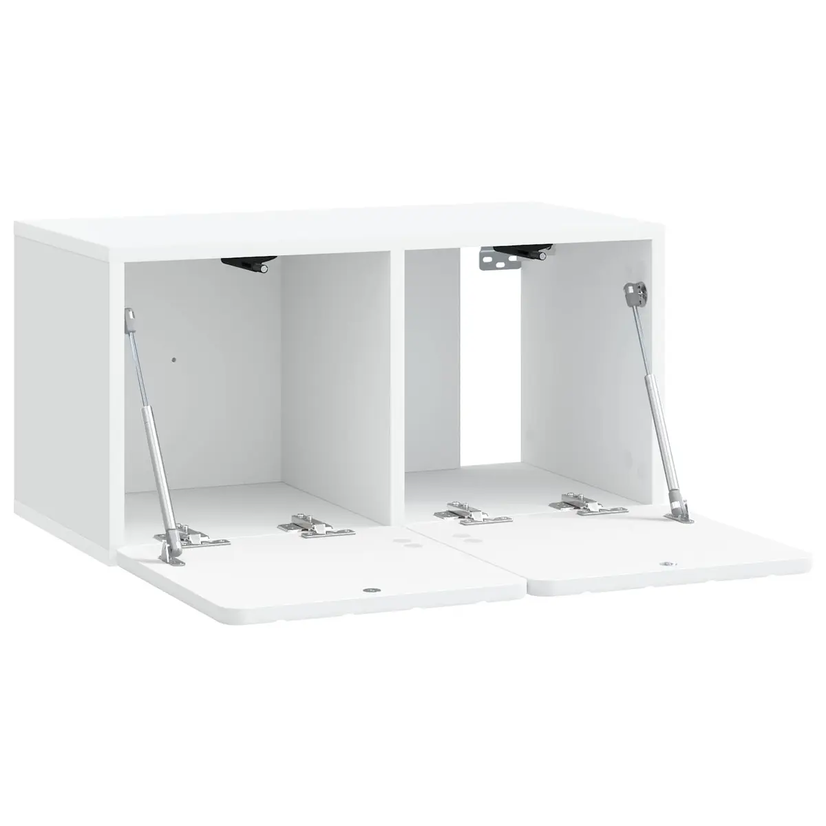 Wall-Mounted TV Cabinet Storage Unit 59.5 x 31 x 30 cm White