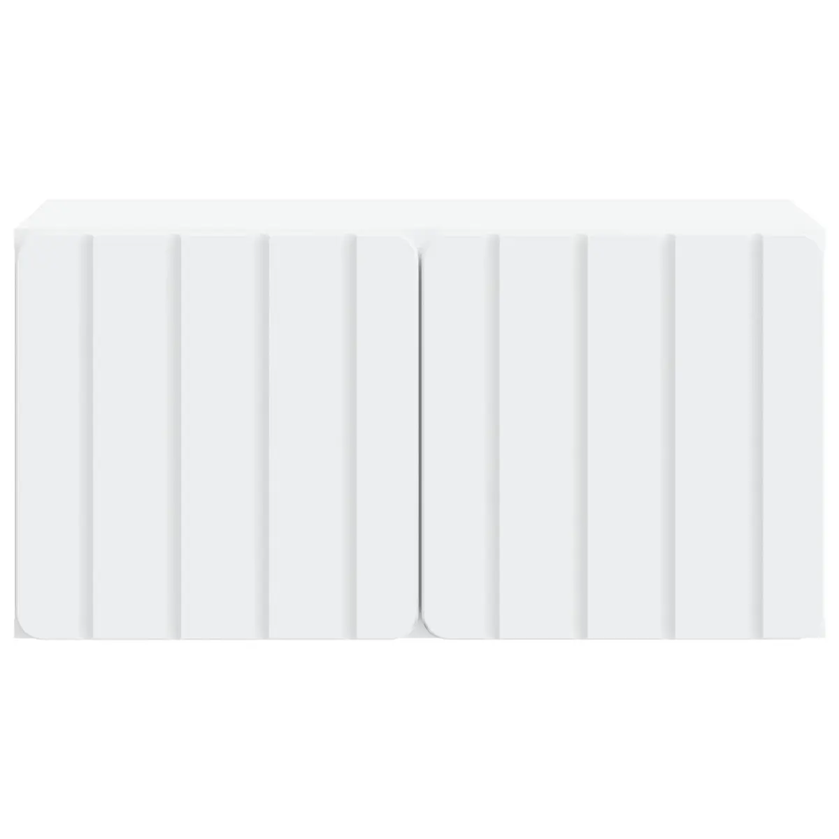 Wall-Mounted TV Cabinet Storage Unit 59.5 x 31 x 30 cm White