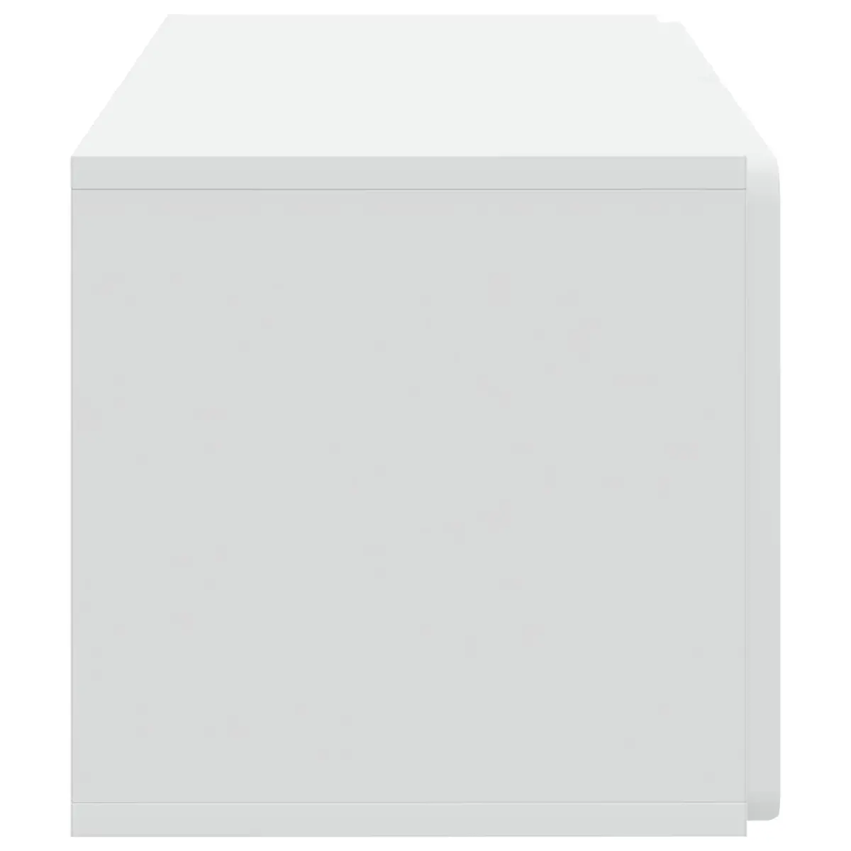 Wall-Mounted TV Cabinet Storage Unit 59.5 x 31 x 30 cm White