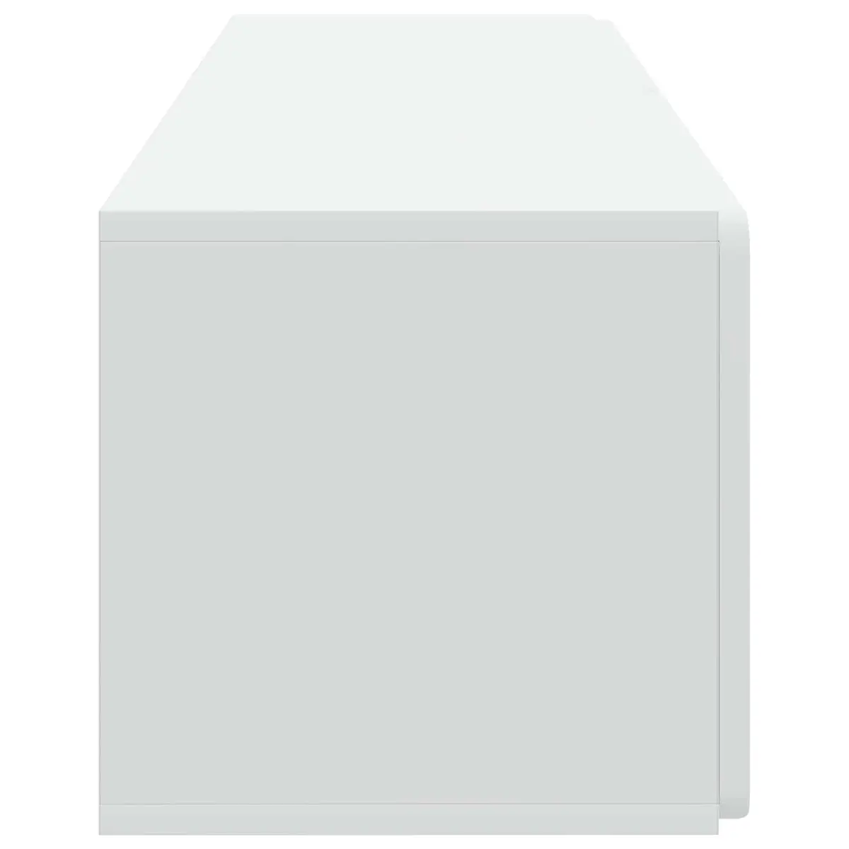 Wall-Mounted TV Cabinet Storage Unit 98x31x30cm White Modern