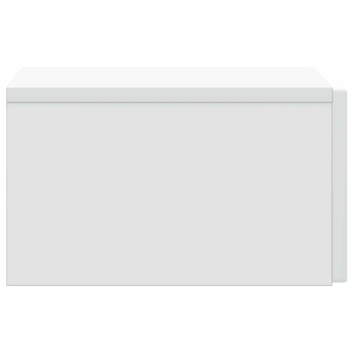 Wall-Mounted Bedside Cabinet Storage Drawer Bedroom Furniture 33x34.5x20cm White