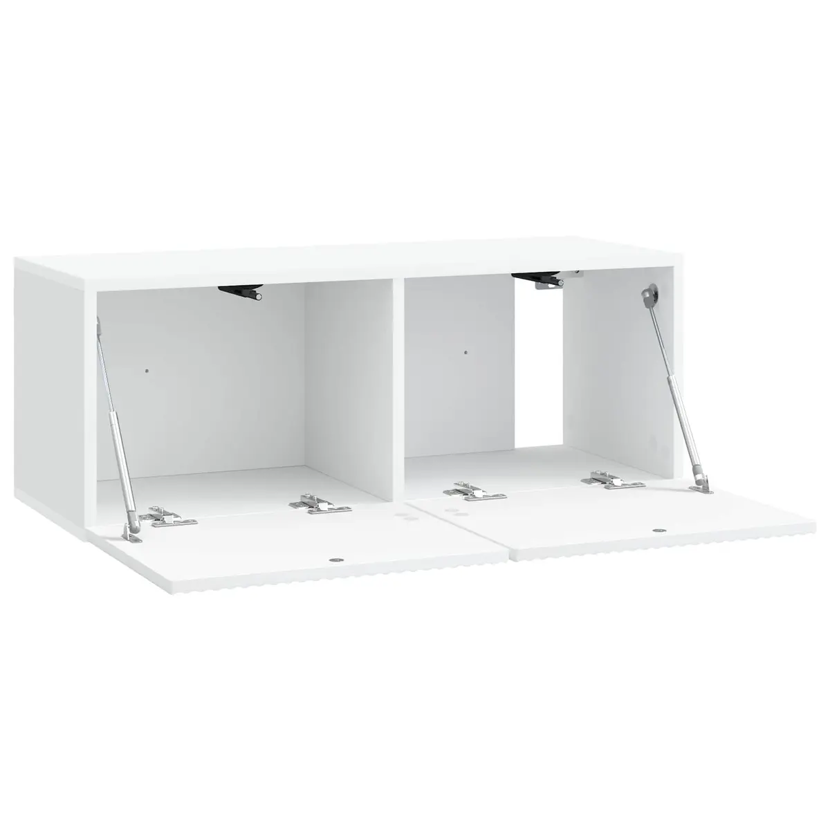 Wall-Mounted TV Cabinet Modern Storage Unit 78.5 x 31 x 30 cm White
