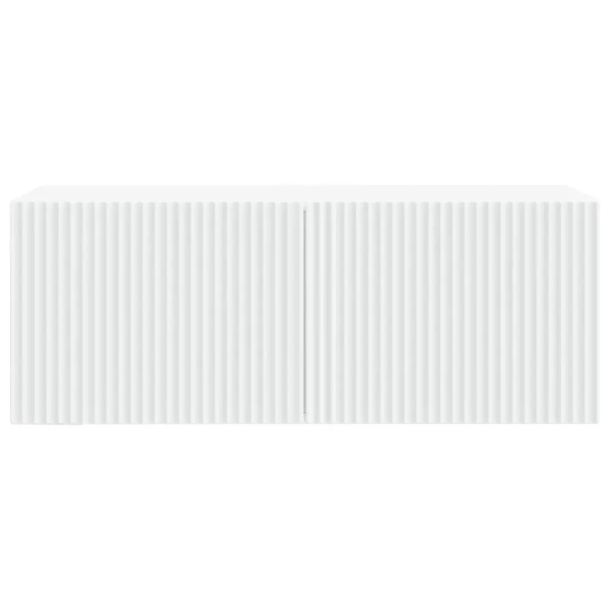 Wall-Mounted TV Cabinet Modern Storage Unit 78.5 x 31 x 30 cm White