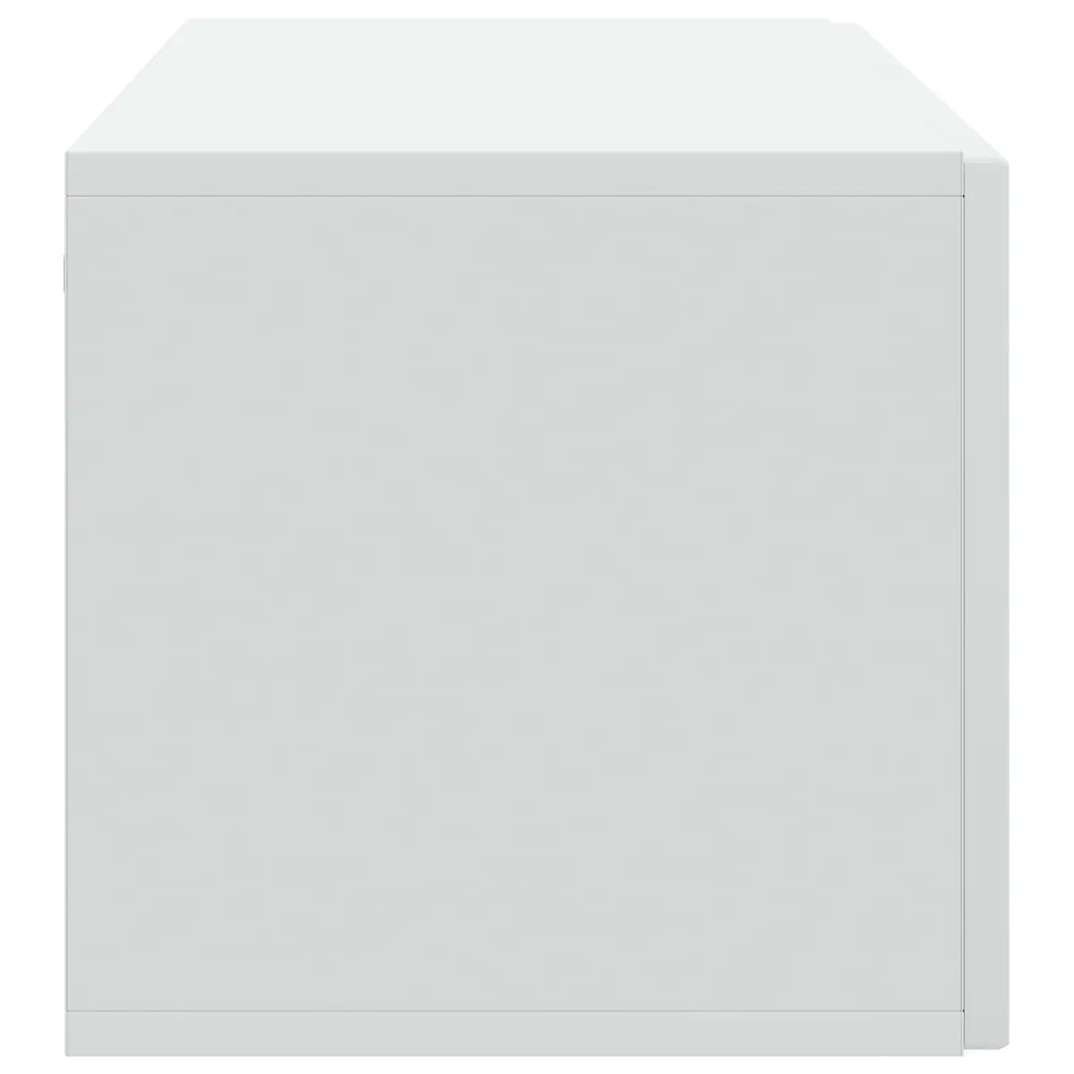 Wall-Mounted TV Cabinet Modern Living Room Storage Unit 98x31x30cm White