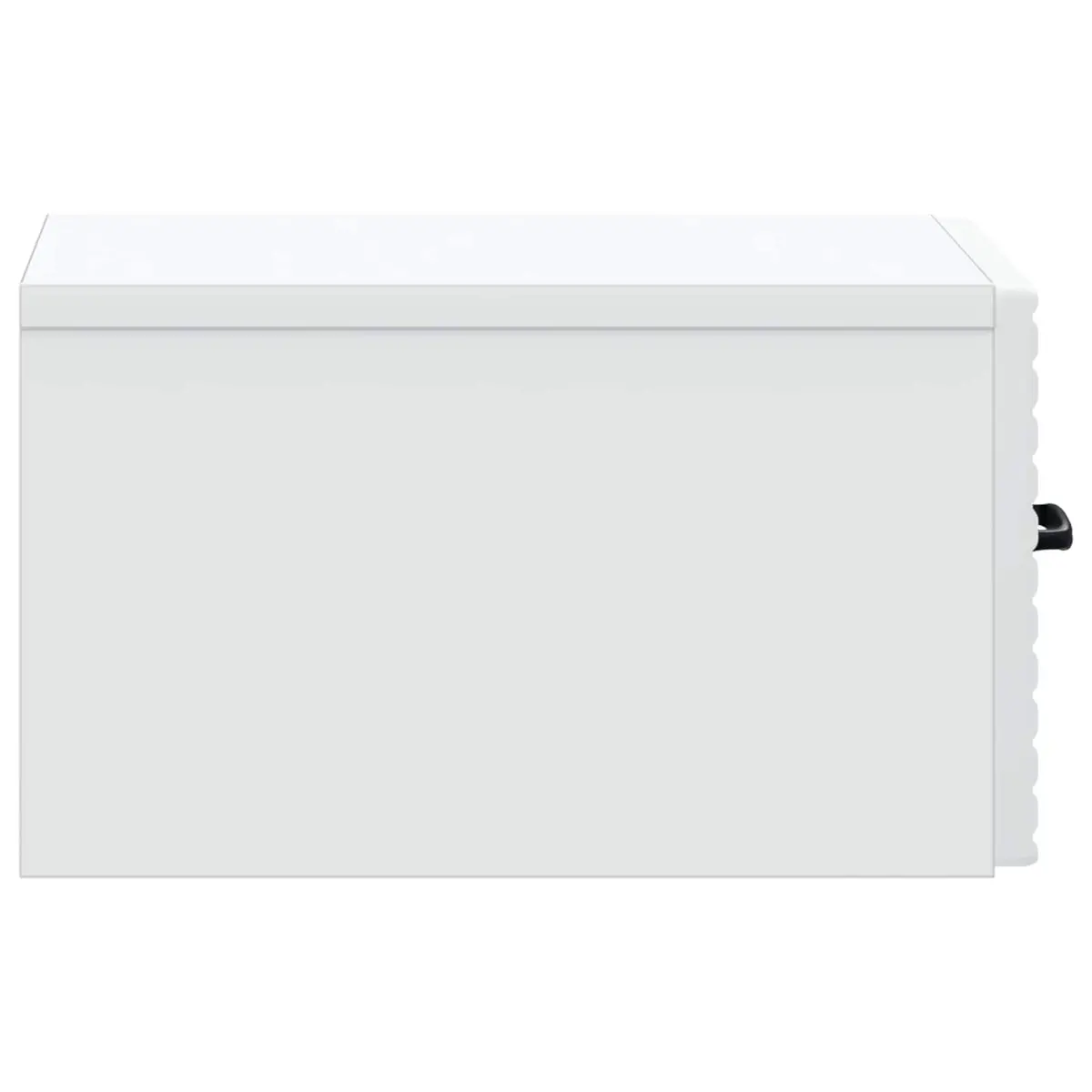 Wall-Mounted Bedside Cabinet Storage Table White 34.5 x 33 x 20 cm