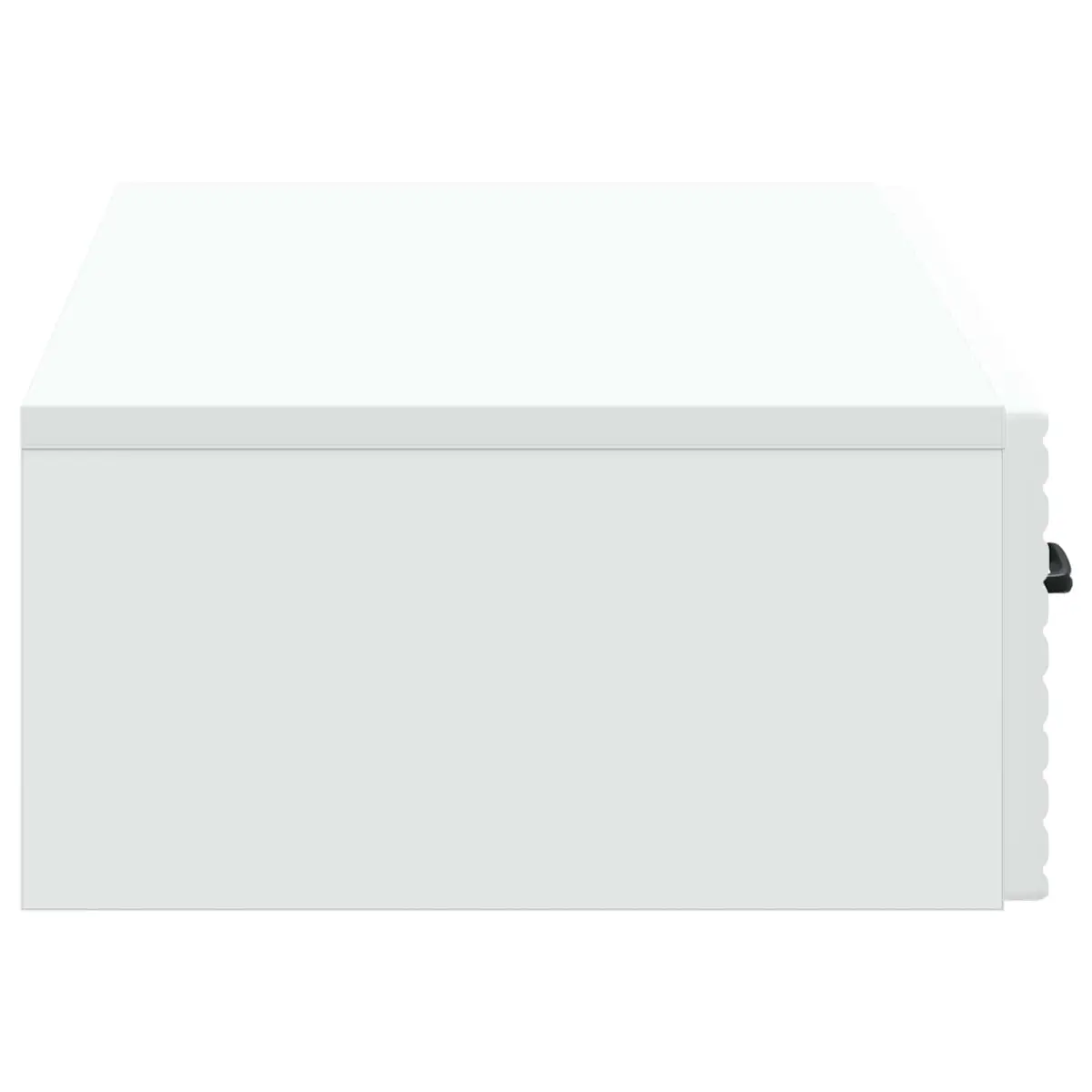 Wall-Mounted Side Table Storage Cabinet Bedroom Living Room Hallway White 87.5cm