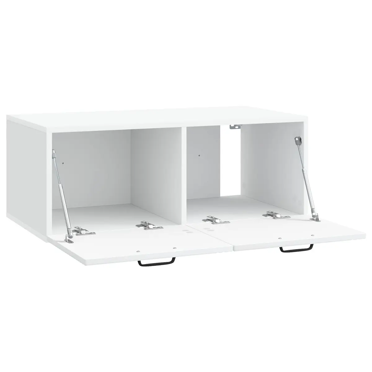 Wall-Mounted TV Cabinet Modern Storage Unit 78.5 x 41 x 30 cm White