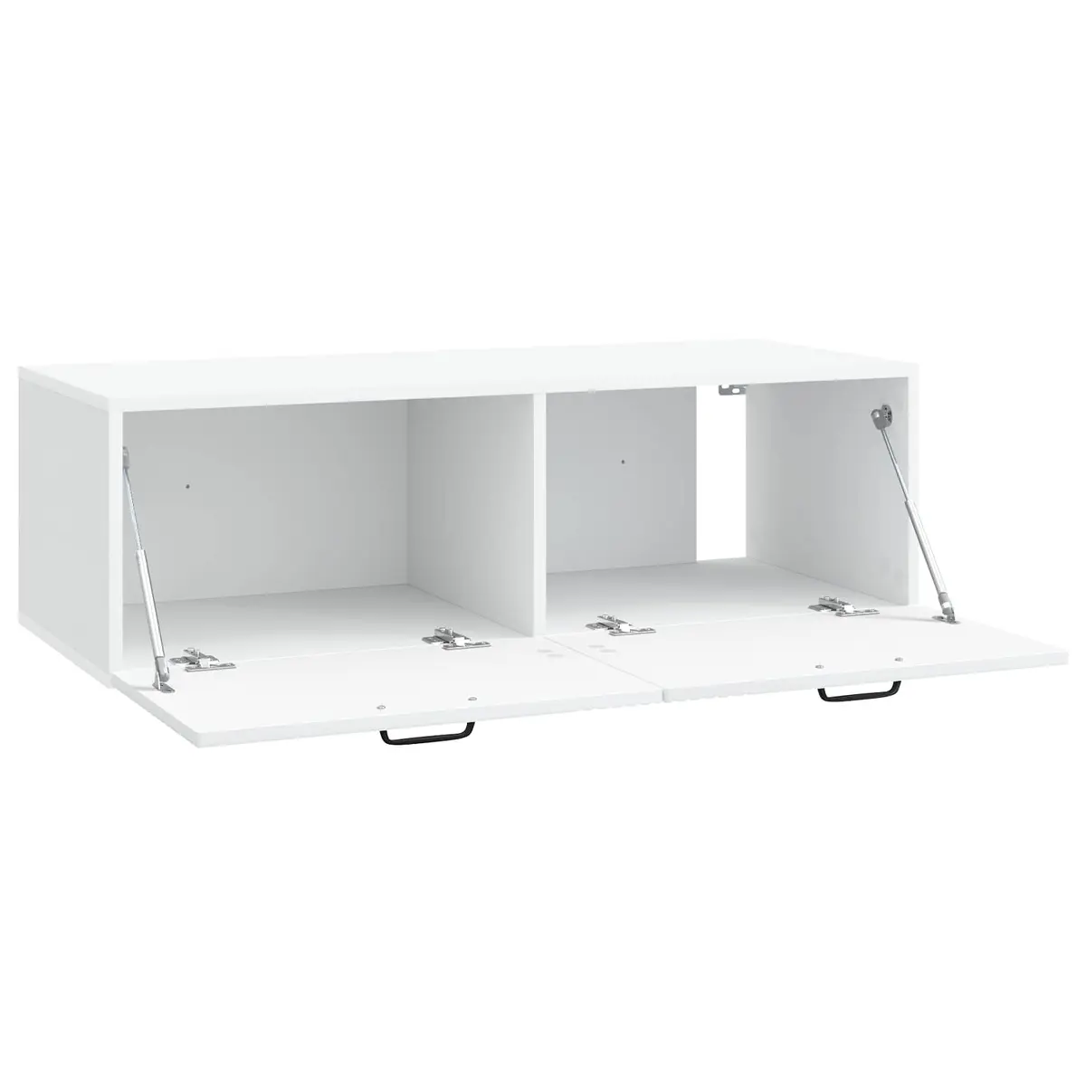 White Wall-Mounted TV Cabinet