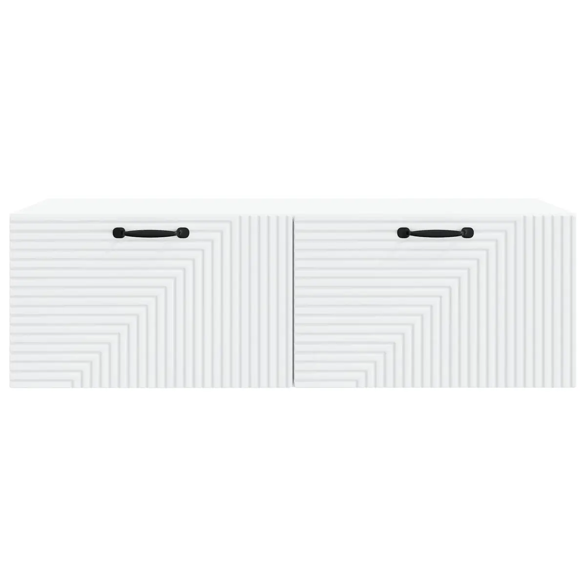 White Wall-Mounted TV Cabinet