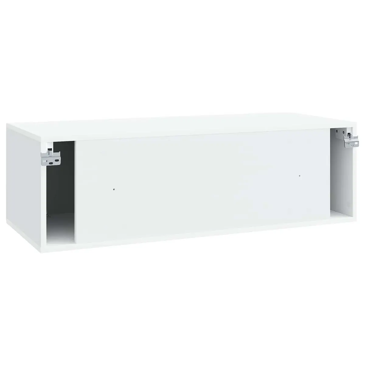 White Wall-Mounted TV Cabinet