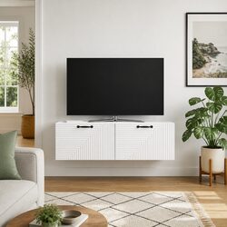 Reliable Wall-Mounted TV Cabinet with Ample Storage