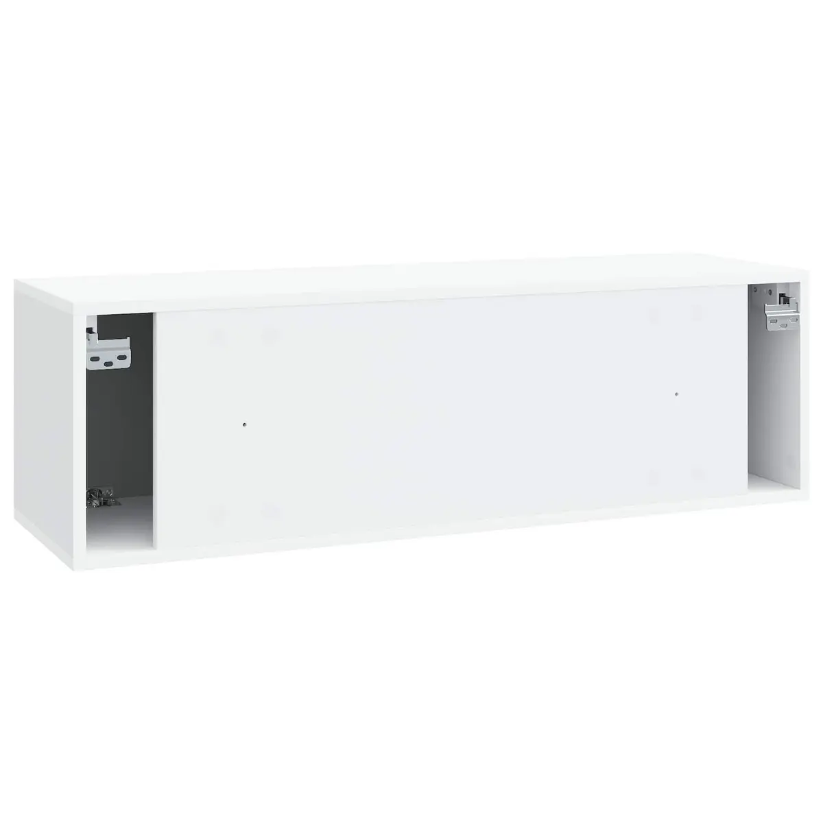 Wall-Mounted TV Cabinet Modern Storage Unit 98 x 31 x 30 cm White