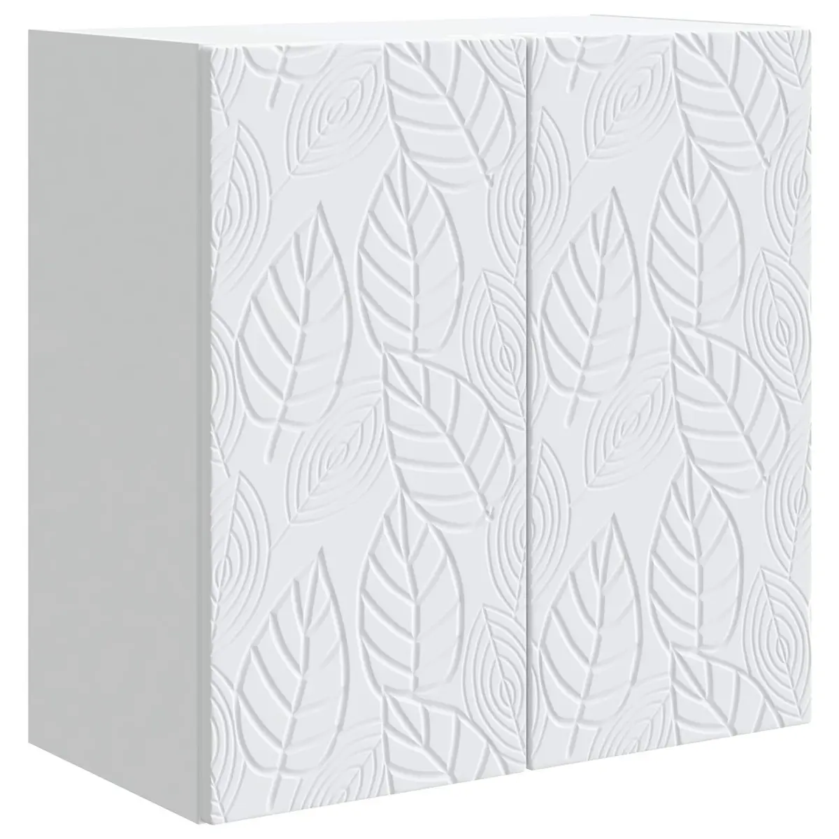 Wall-Mounted Storage Cabinet Organizer 59x31x60cm White Engineered Wood