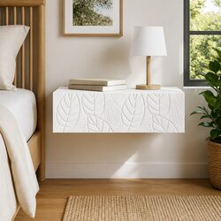 Practical Wall-Mounted Side Table with Modern Aesthetic