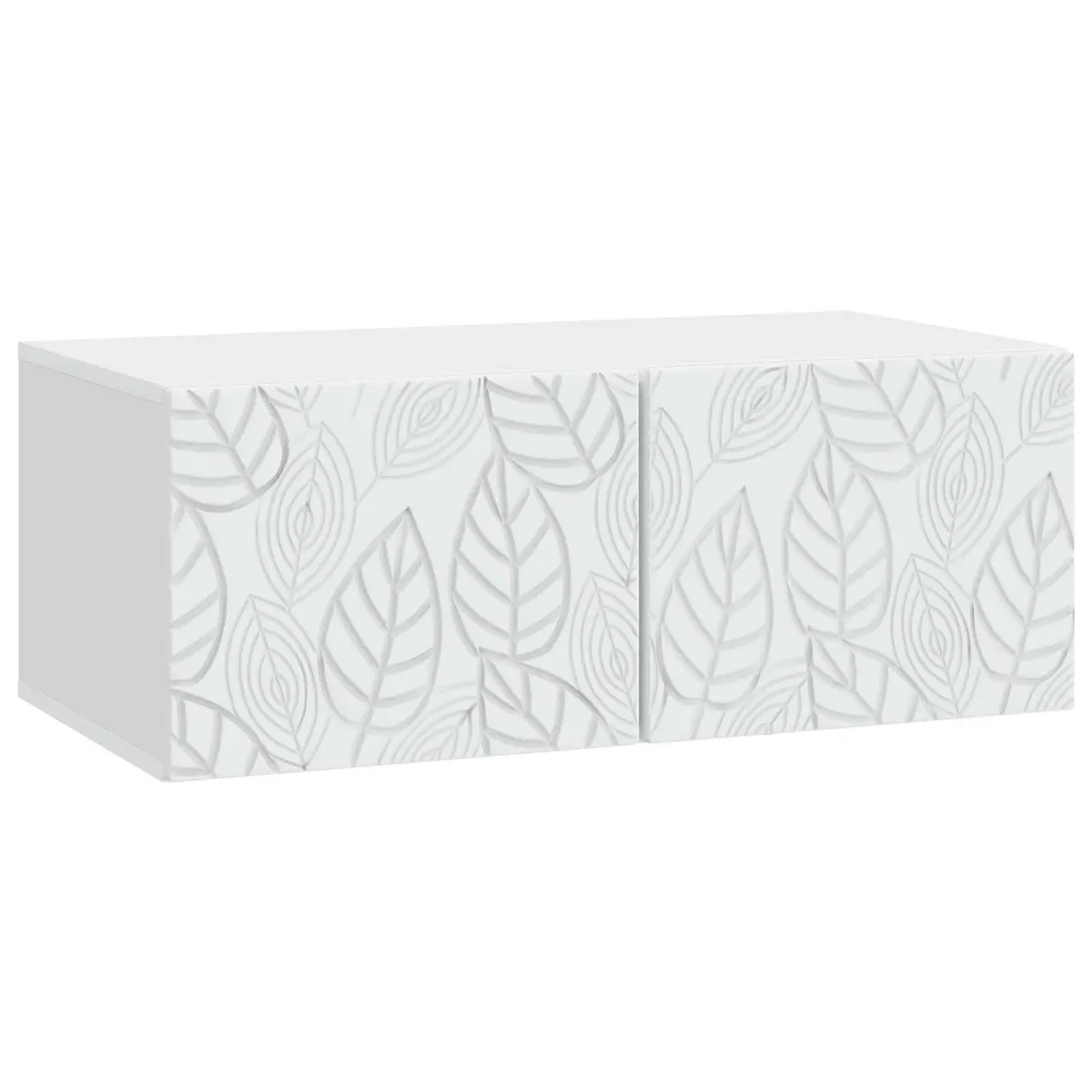 Wall-Mounted TV Cabinet in White