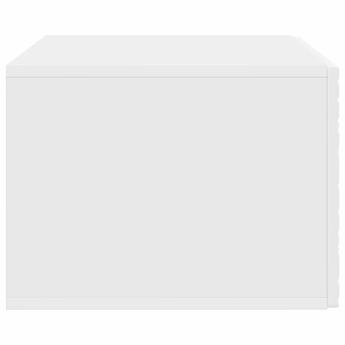 Wall-Mounted TV Cabinet 78.5 x 31 cm White Engineered Wood Storage Unit