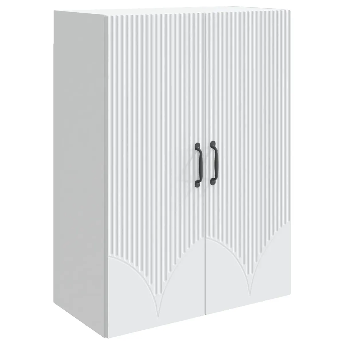 Wall-Mounted Storage Cabinet White 66 x 34.5 x 90 cm Engineered Wood