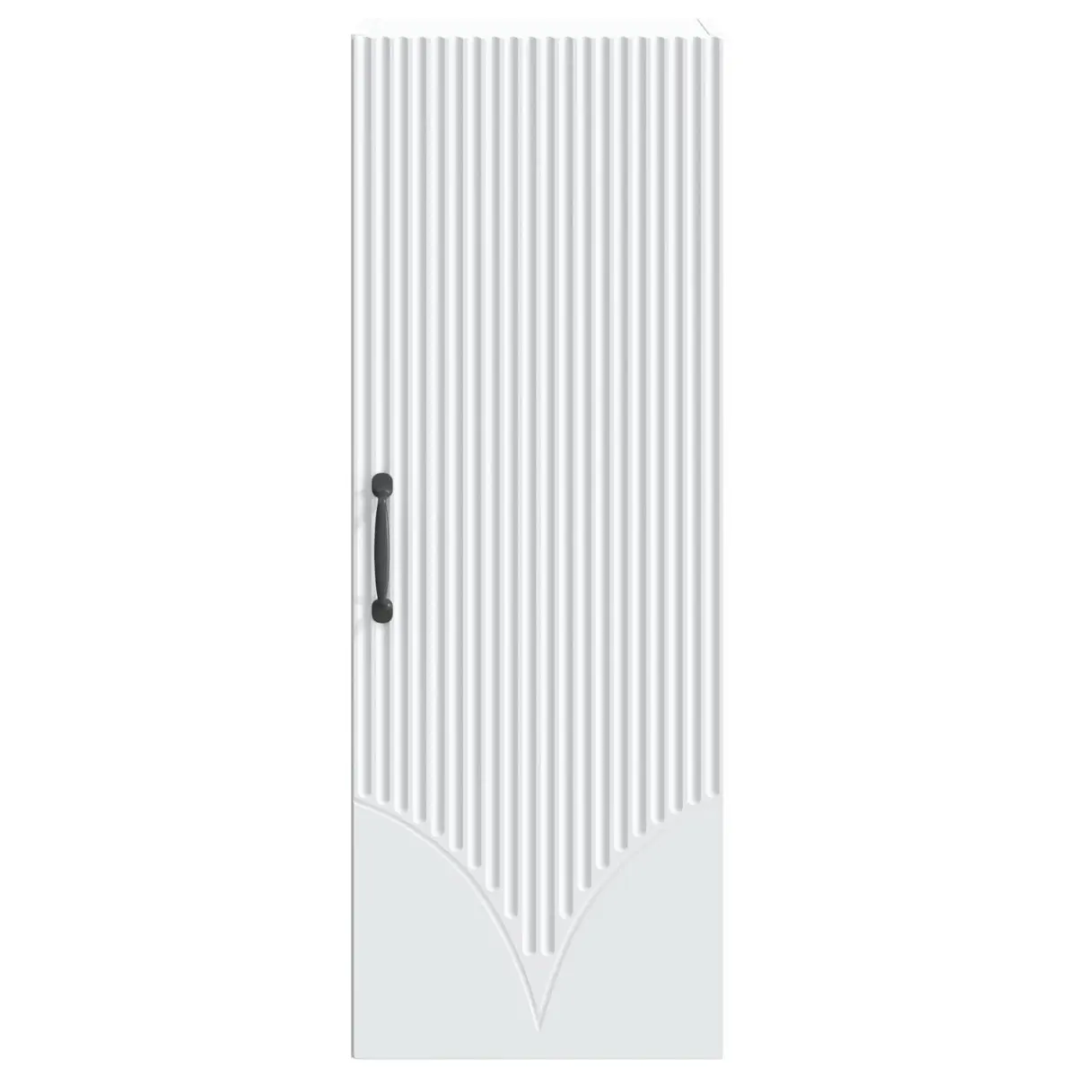 Wall-Mounted Storage Cabinet White Engineered Wood 90cm