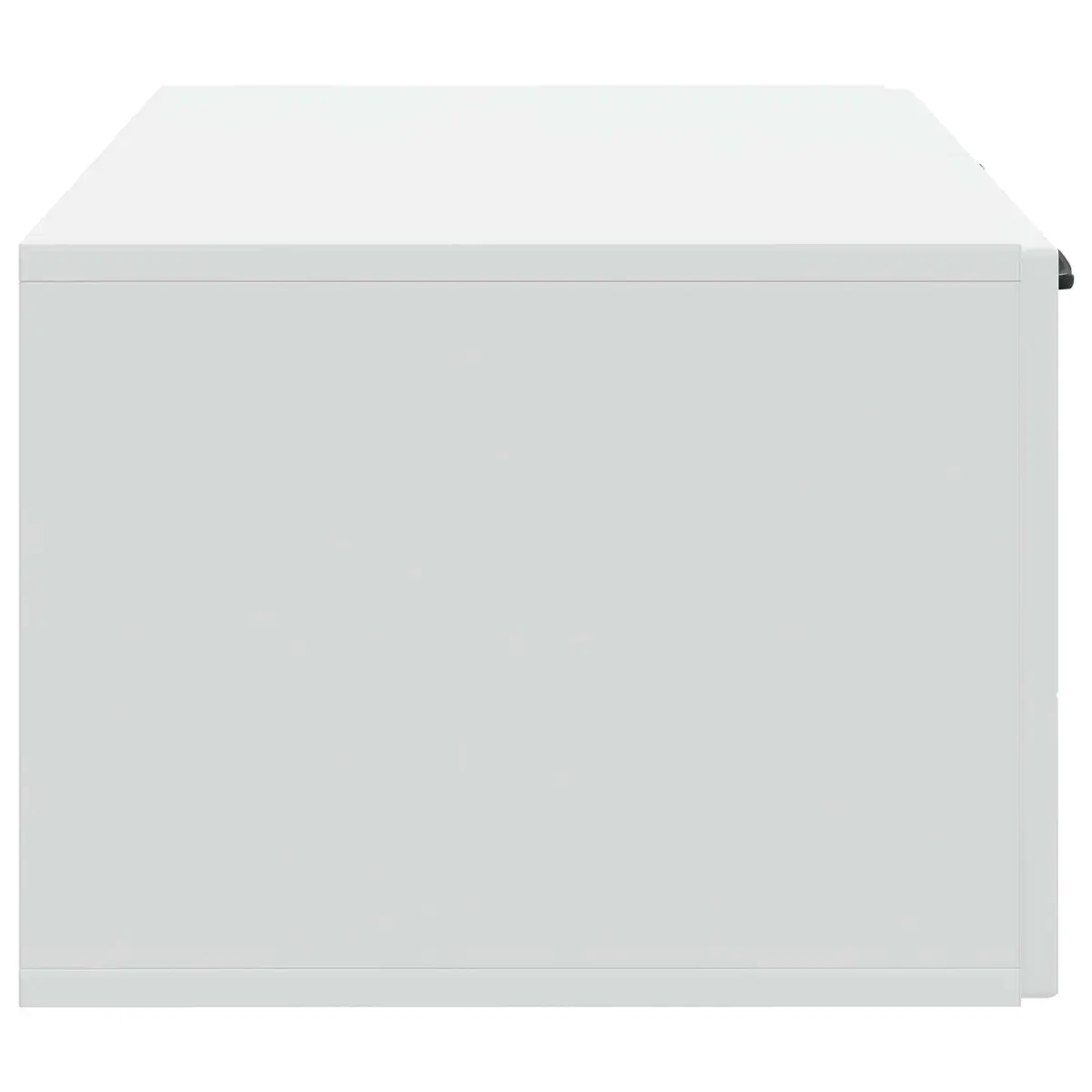 Wall-Mounted TV Cabinet Modern Storage Unit Living Room 59.5 x 41 x 30 cm White