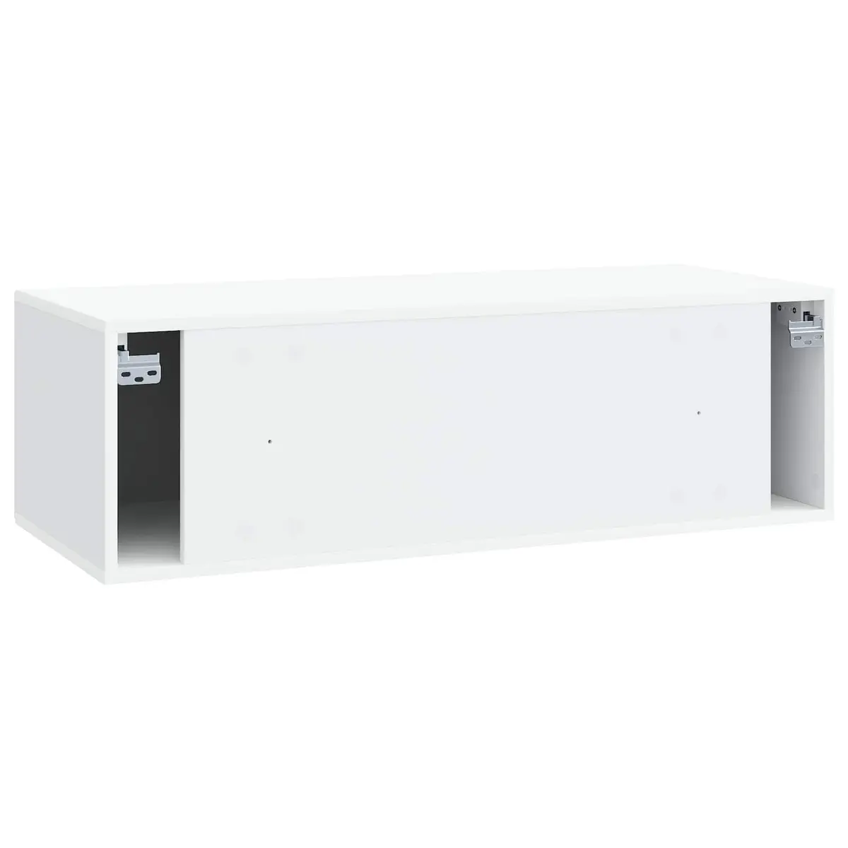Wall-Mounted TV Cabinet White 98x41x30cm Living Room Media Storage Unit