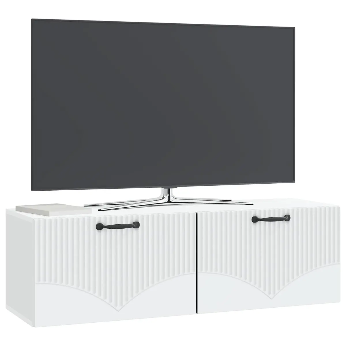 White TV Cabinet for Media Organization
