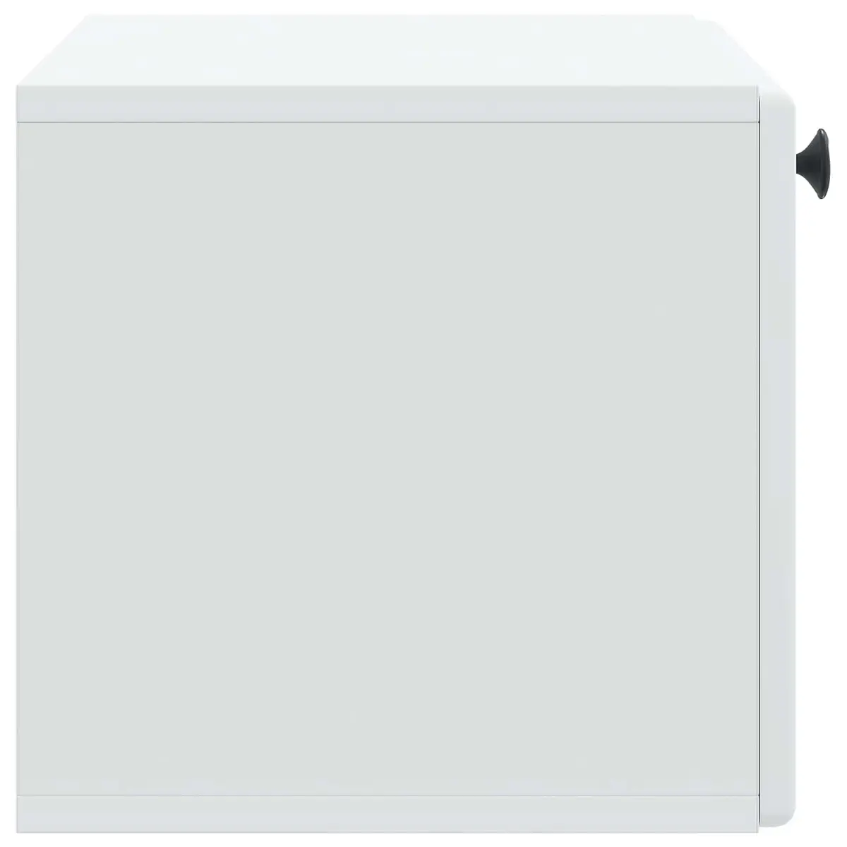 Wall-Mounted TV Cabinet Storage Unit 59.5 x 31 x 30 cm White Engineered Wood