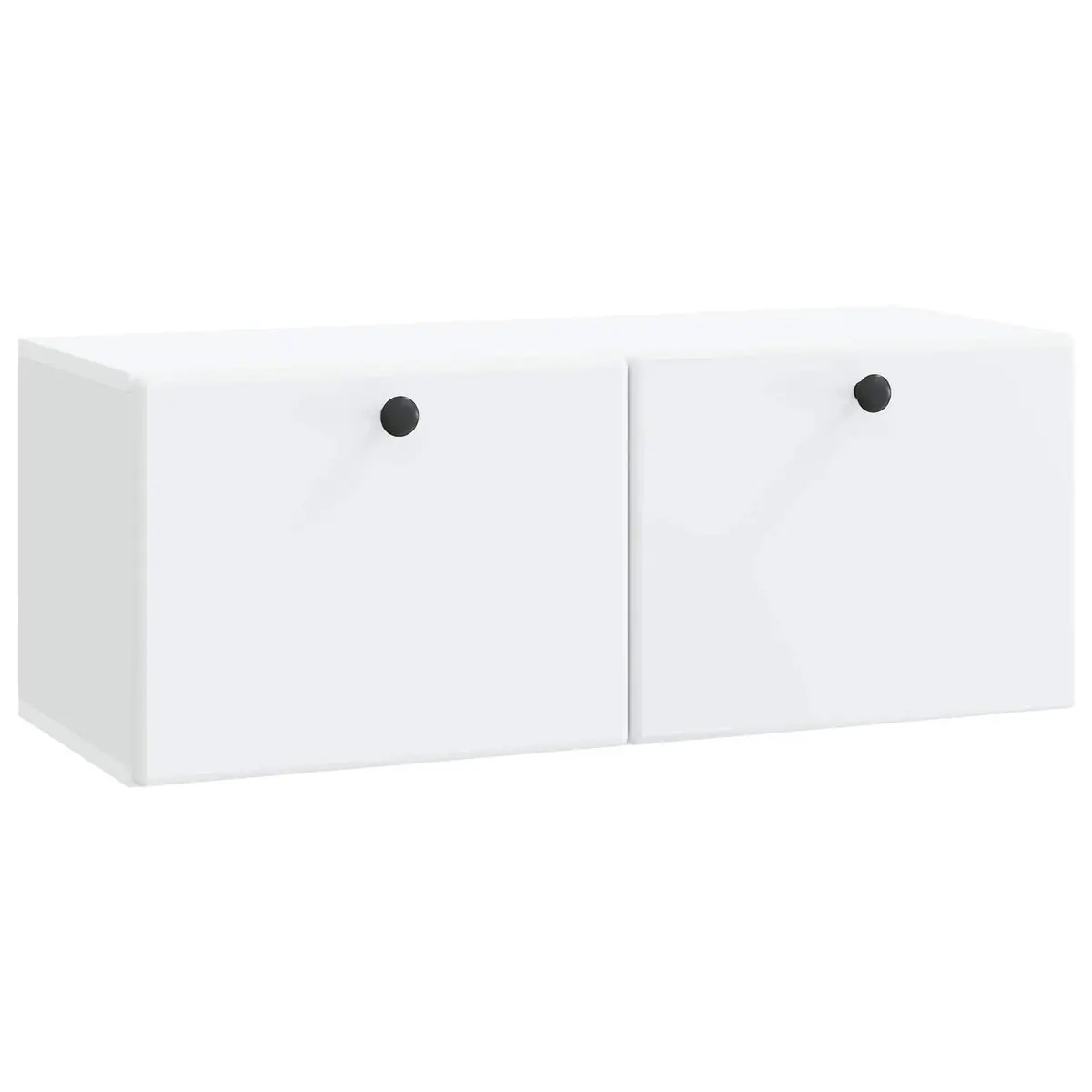 Wall-Mounted TV Cabinet Storage Unit 78.5 x 31 x 30 cm White Engineered Wood