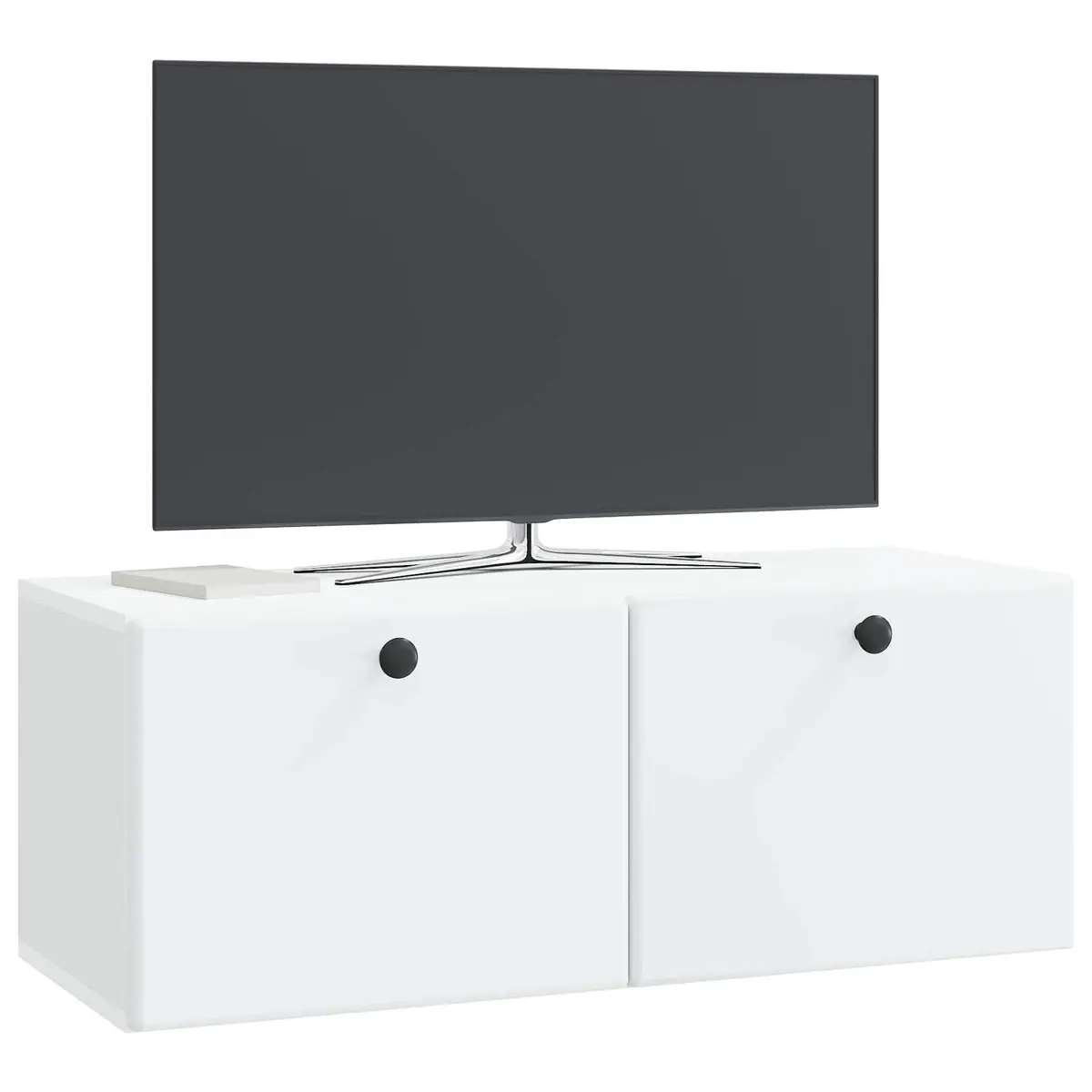 Wall-Mounted TV Cabinet Storage Unit 78.5 x 31 x 30 cm White Engineered Wood