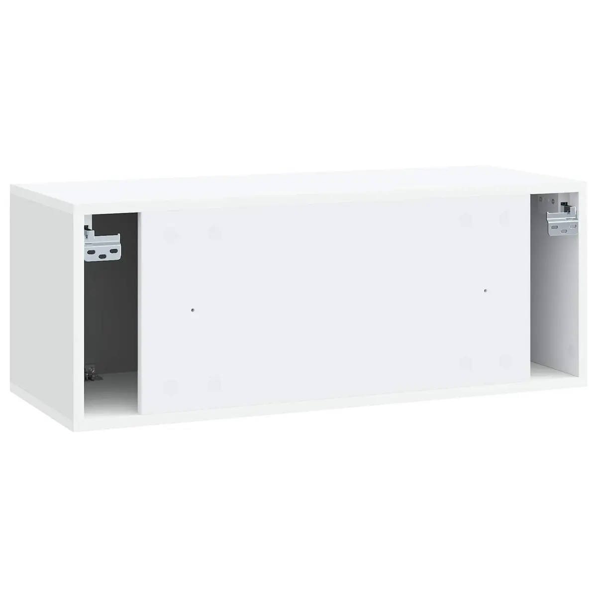 Wall-Mounted TV Cabinet Storage Unit 78.5 x 31 x 30 cm White Engineered Wood