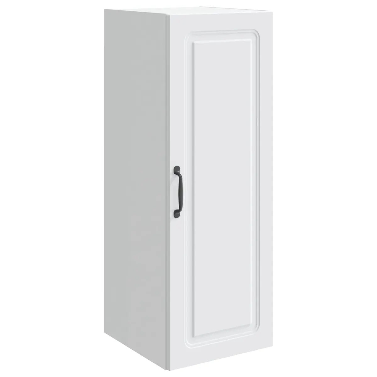 Wall-Mounted Storage Cabinet Organizing Display 33 x 34.5 x 90 cm White Engineered Wood