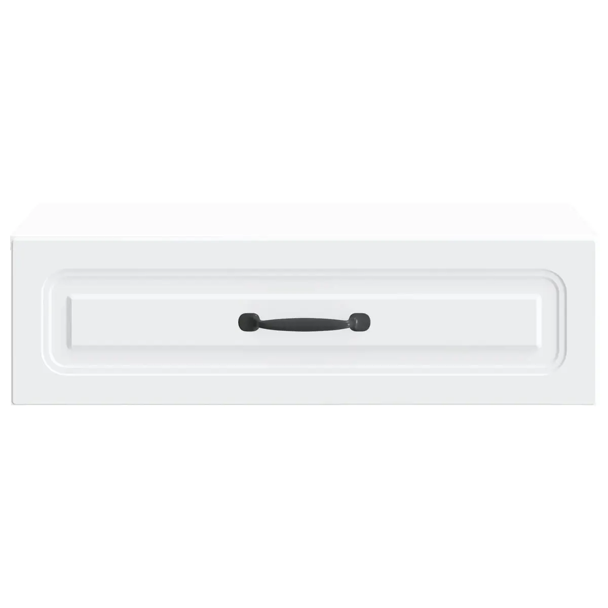 Wall-Mounted Side Table Storage Cabinet 59 x 34.5 x 17 cm White
