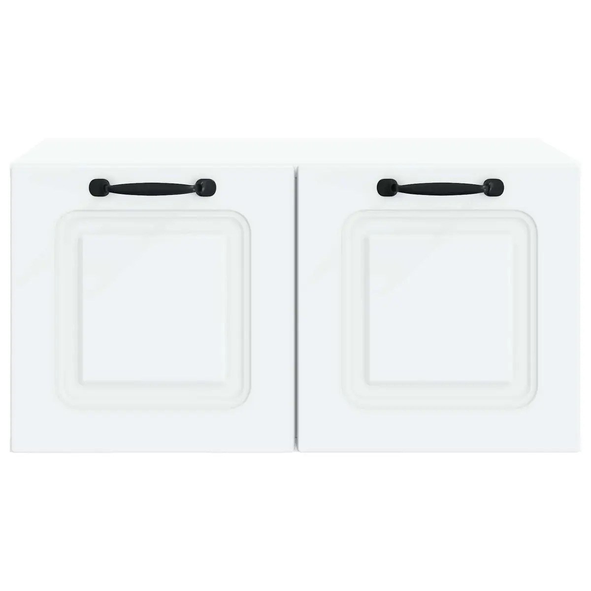 Wall-Mounted TV Cabinet White Entertainment Unit Modern Living Room Storage