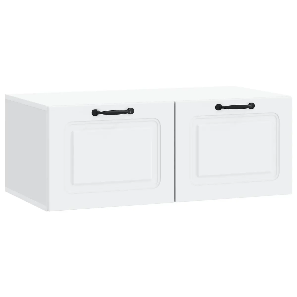 Wall-Mounted TV Cabinet Entertainment Unit Storage 78.5 x 41 White